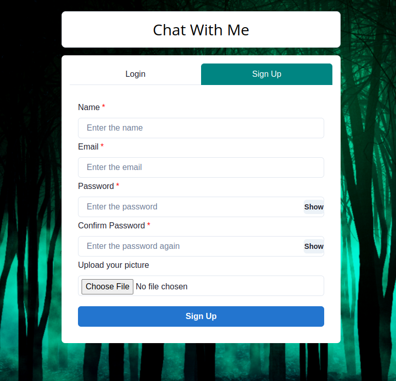 Image representing a link for Chat App